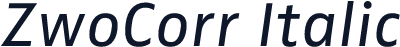 ZwoCorr Italic