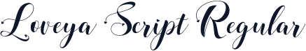 Loveya Script Regular