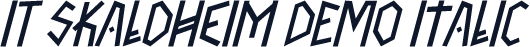 IT Skaldheim DEMO Italic