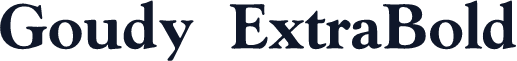 Goudy  ExtraBold