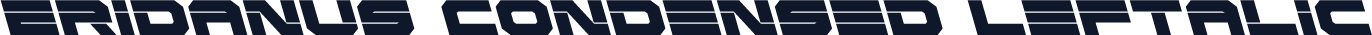 Eridanus Condensed Leftalic