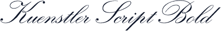 Kuenstler Script Bold