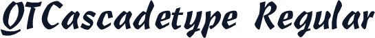 QTCascadetype Regular