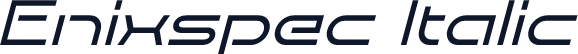 Enixspec Italic