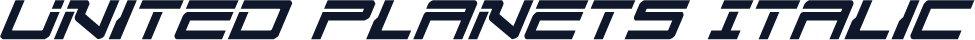 United Planets Italic