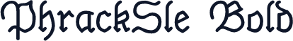 PhrackSle Bold