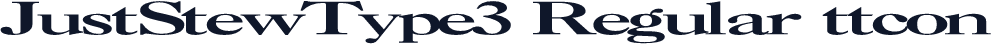 JustStewType3 Regular ttcon