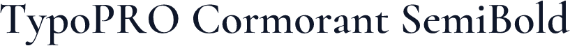 TypoPRO Cormorant SemiBold