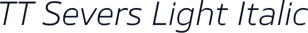 TT Severs Light Italic