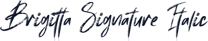 Brigitta Signature Italic