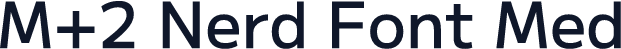 M+2 Nerd Font Med
