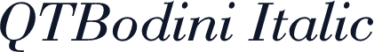 QTBodini Italic