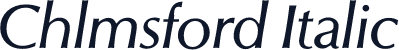 Chlmsford Italic