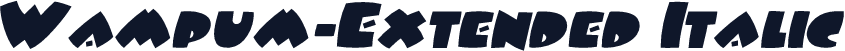 Wampum-Extended Italic