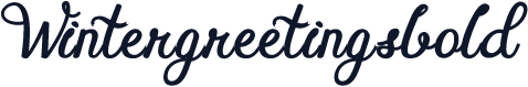 Wintergreetingsbold