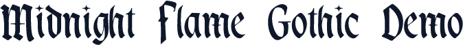 Midnight Flame Gothic Demo
