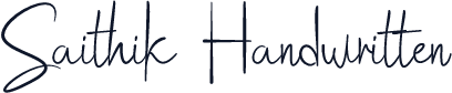 Saithik Handwritten