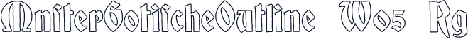 MnsterGotischeOutline W05 Rg