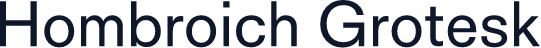 Hombroich Grotesk