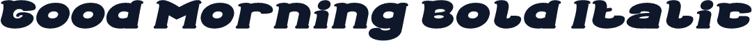 Good Morning Bold Italic