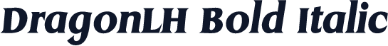 DragonLH Bold Italic