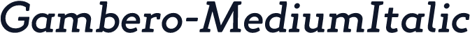 Gambero-MediumItalic