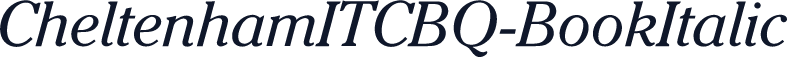 CheltenhamITCBQ-BookItalic