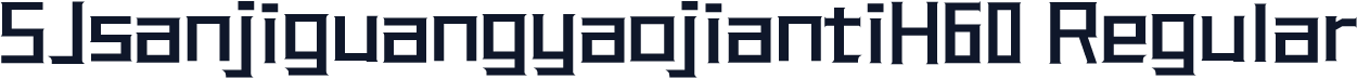 SJsanjiguangyaojiantiH60 Regular
