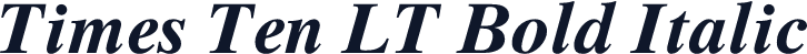 Times Ten LT Bold Italic