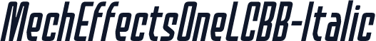 MechEffectsOneLCBB-Italic