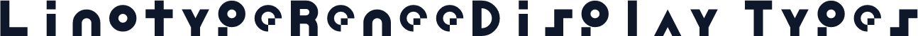 LinotypeReneeDisplay Types