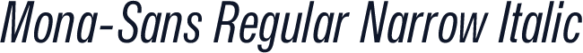 Mona-Sans Regular Narrow Italic
