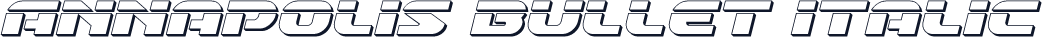 Annapolis Bullet Italic