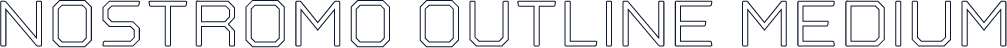 Nostromo Outline Medium
