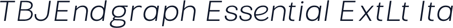 TBJEndgraph Essential ExtLt Ita