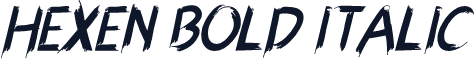 Hexen Bold Italic