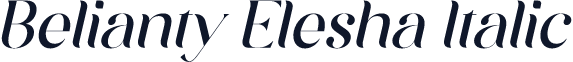 Belianty Elesha Italic