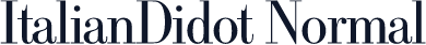 ItalianDidot Normal
