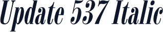 Update 537 Italic