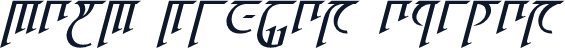 High Drowic Italic