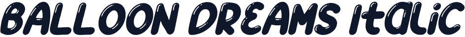 BALLOON DREAMS Italic
