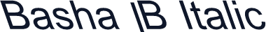Basha 1B Italic