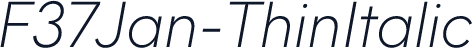 F37Jan-ThinItalic