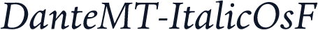 DanteMT-ItalicOsF