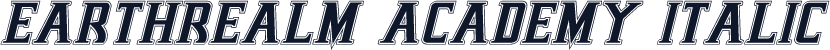 Earthrealm Academy Italic