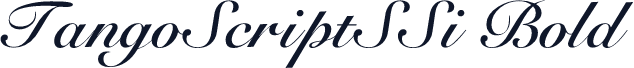 TangoScriptSSi Bold