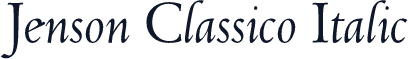 Jenson Classico Italic