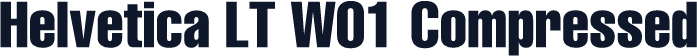 Helvetica LT W01 Compressed