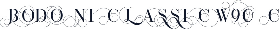 Bodoni Classic W90 C