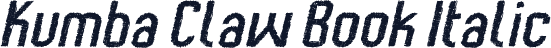 Kumba Claw Book Italic